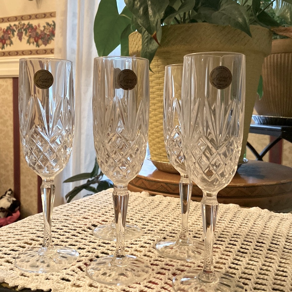 Cristal D’Argues Champagne Glasses
